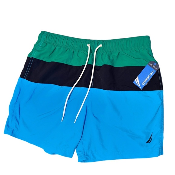 Nautica Other - Nautica | 6" Tri-Block Quick Dry Performance Swim Trunks (L)
